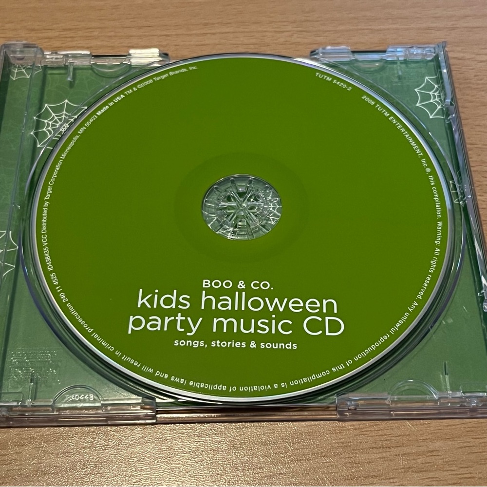 Monster Mash Halloween Party CD Fun Songs plus Ghost Stories & Sound Effects